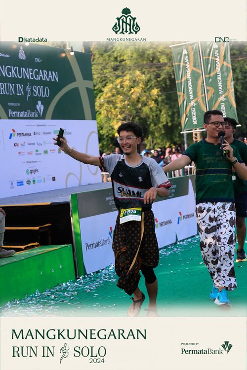 Race photo from Mangkunegaran Run 2024