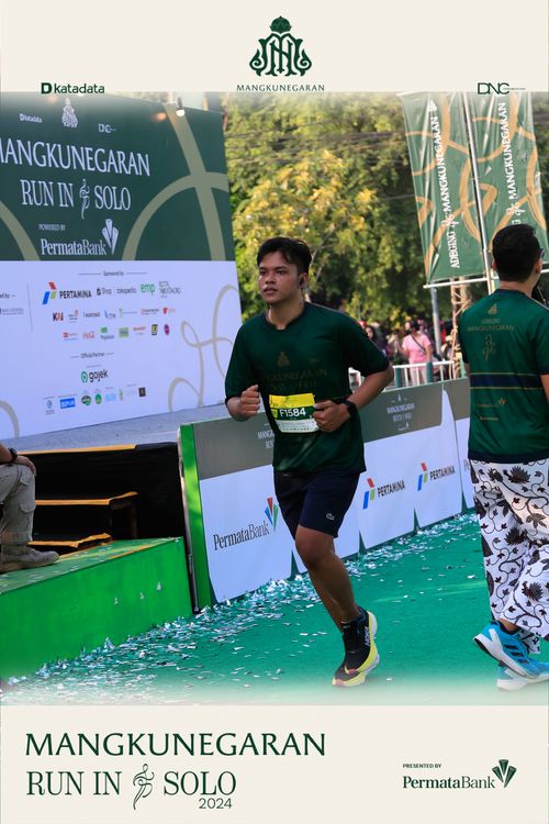 Race photo from Mangkunegaran Run 2024