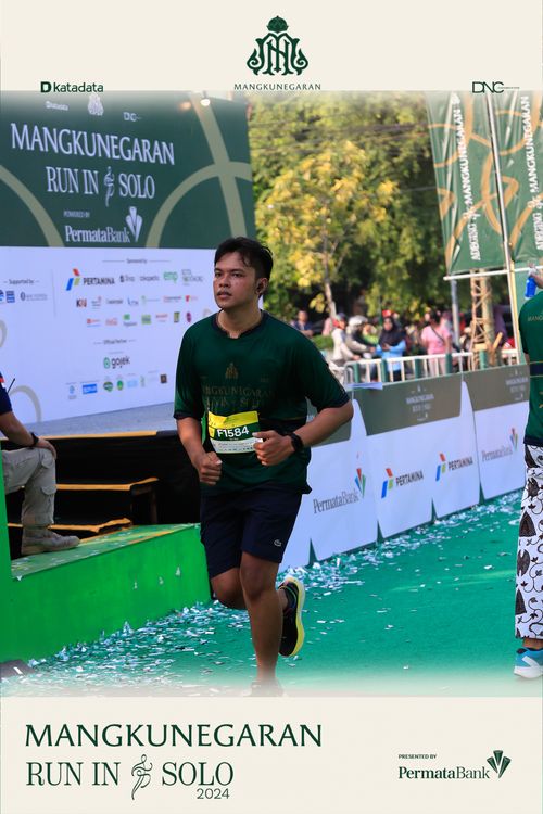 Race photo from Mangkunegaran Run 2024