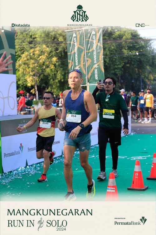 Race photo from Mangkunegaran Run 2024