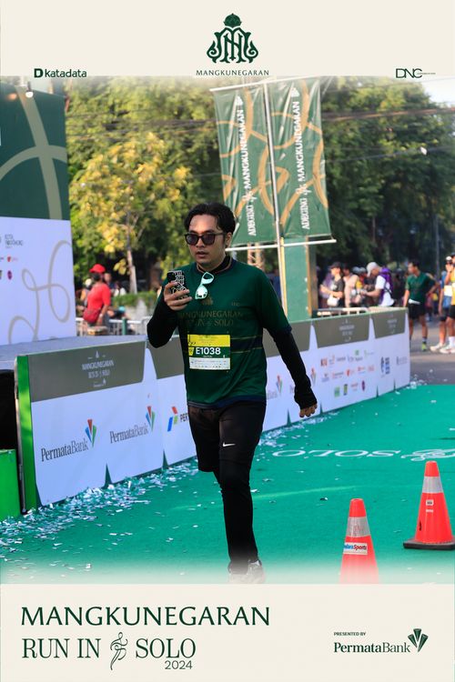 Race photo from Mangkunegaran Run 2024