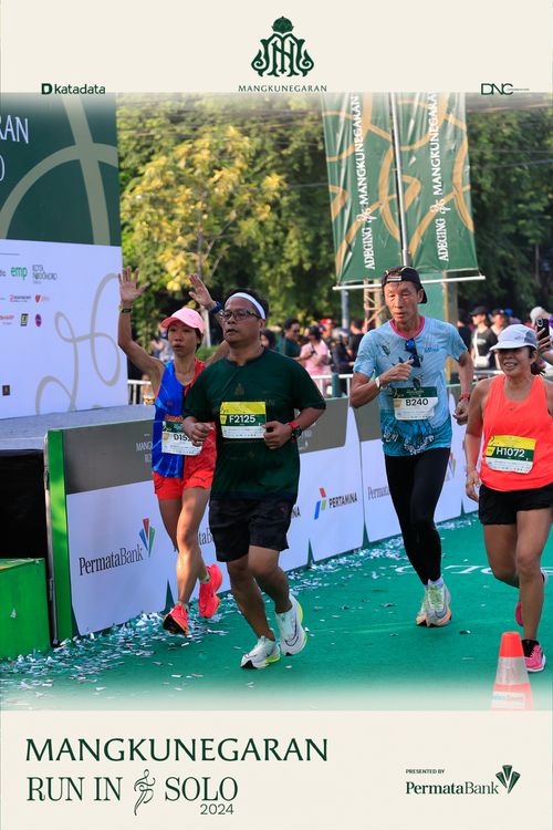 Race photo from Mangkunegaran Run 2024