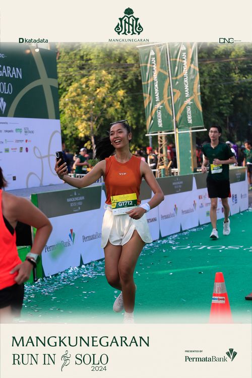 Race photo from Mangkunegaran Run 2024