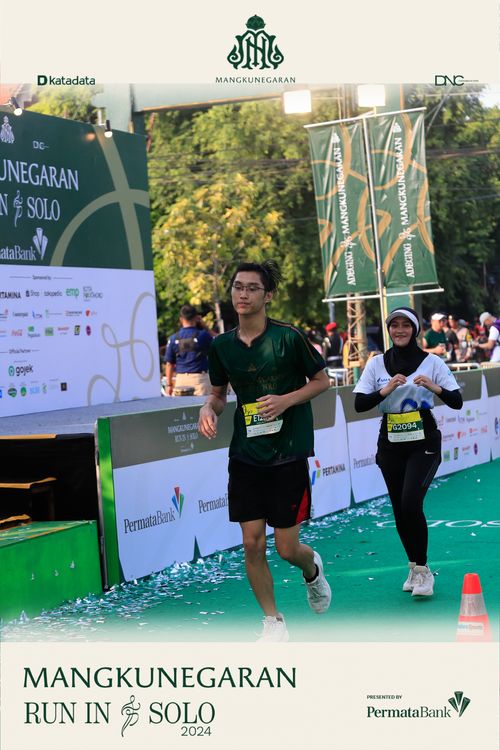 Race photo from Mangkunegaran Run 2024