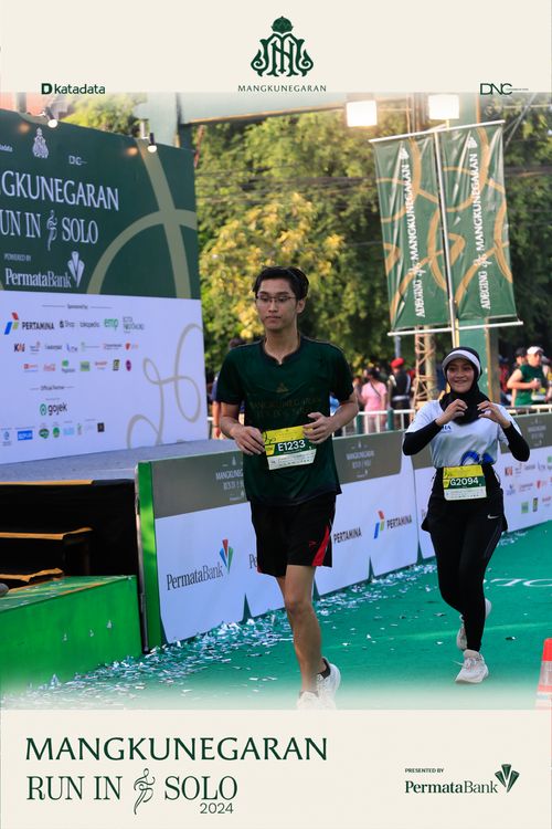 Race photo from Mangkunegaran Run 2024