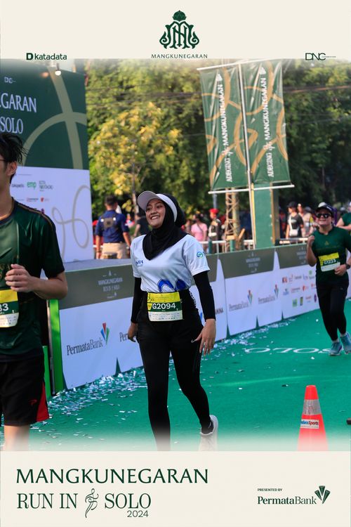 Race photo from Mangkunegaran Run 2024