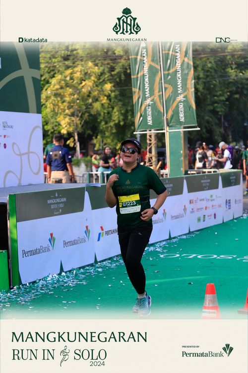 Race photo from Mangkunegaran Run 2024