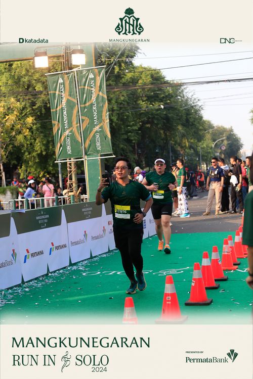 Race photo from Mangkunegaran Run 2024