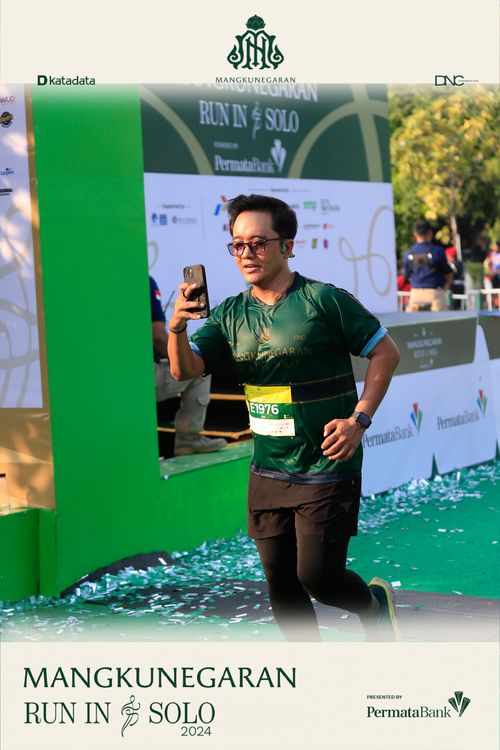 Race photo from Mangkunegaran Run 2024