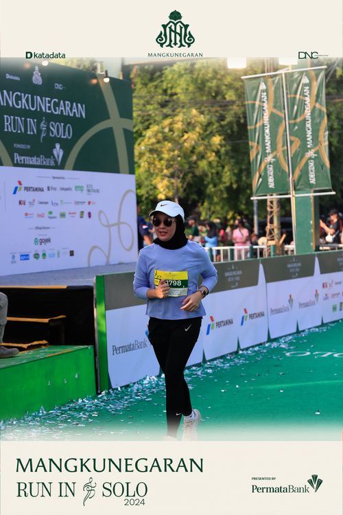 Race photo from Mangkunegaran Run 2024