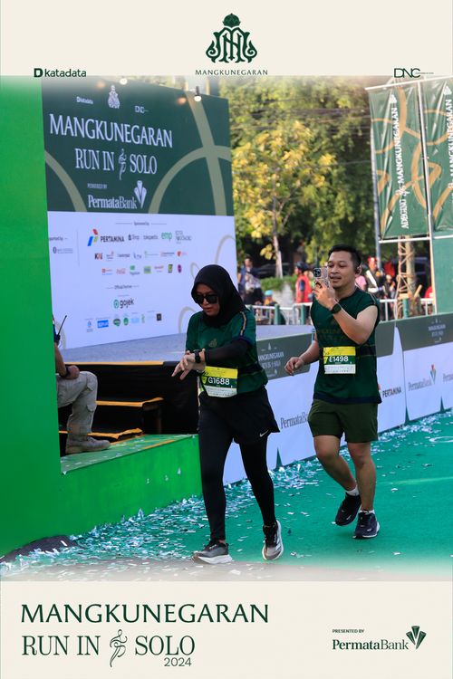 Race photo from Mangkunegaran Run 2024