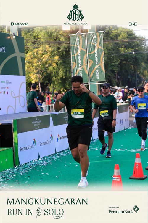 Race photo from Mangkunegaran Run 2024