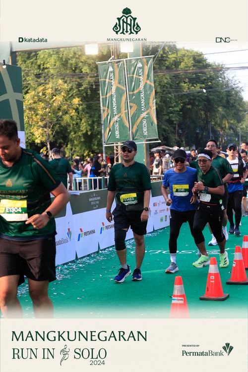 Race photo from Mangkunegaran Run 2024