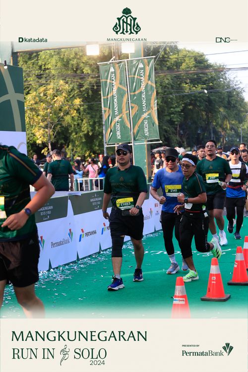 Race photo from Mangkunegaran Run 2024