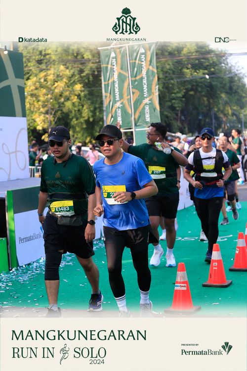 Race photo from Mangkunegaran Run 2024