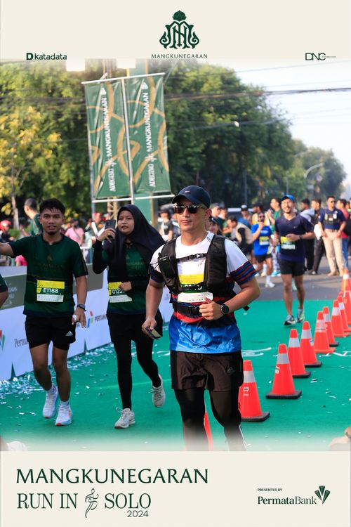 Race photo from Mangkunegaran Run 2024