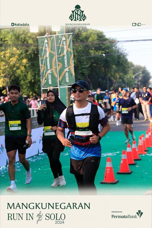Race photo from Mangkunegaran Run 2024