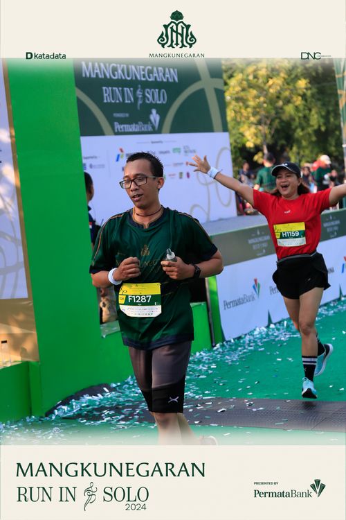 Race photo from Mangkunegaran Run 2024
