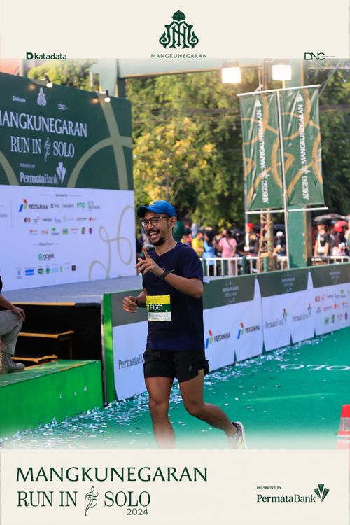 Race photo from Mangkunegaran Run 2024