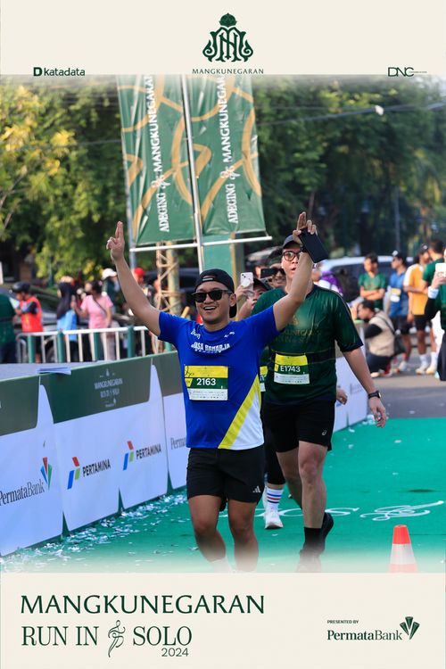Race photo from Mangkunegaran Run 2024