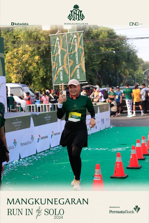 Race photo from Mangkunegaran Run 2024