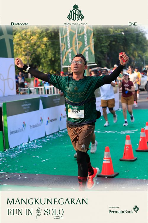 Race photo from Mangkunegaran Run 2024