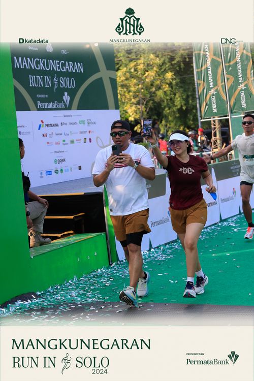 Race photo from Mangkunegaran Run 2024