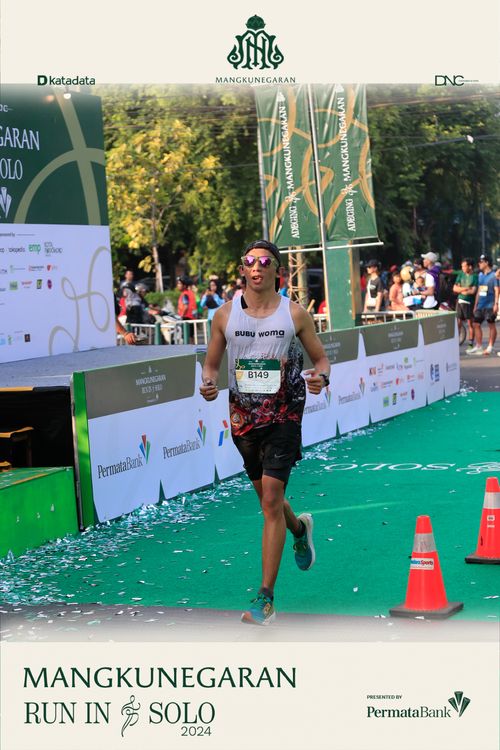 Race photo from Mangkunegaran Run 2024