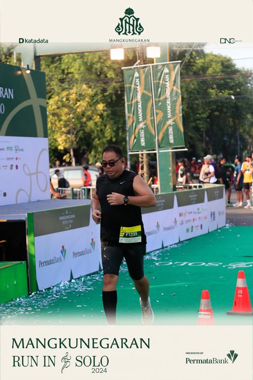 Race photo from Mangkunegaran Run 2024