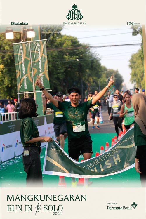 Race photo from Mangkunegaran Run 2024