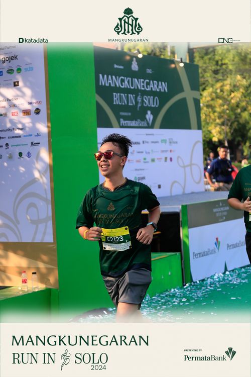 Race photo from Mangkunegaran Run 2024
