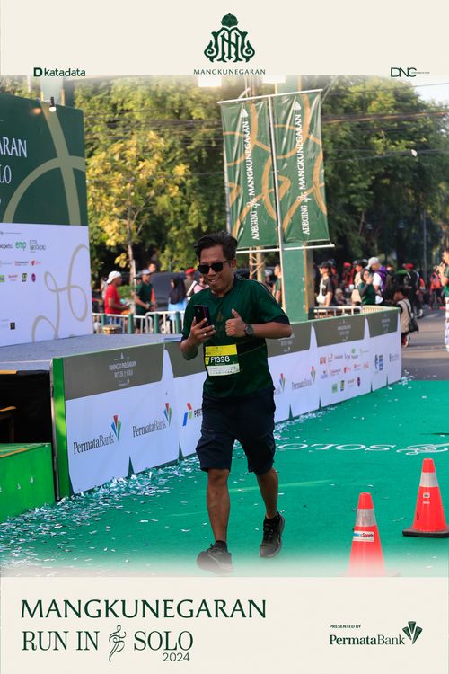 Race photo from Mangkunegaran Run 2024