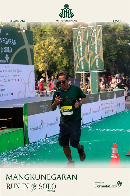 Race photo from Mangkunegaran Run 2024