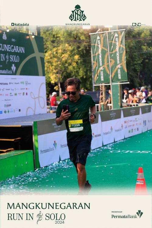 Race photo from Mangkunegaran Run 2024