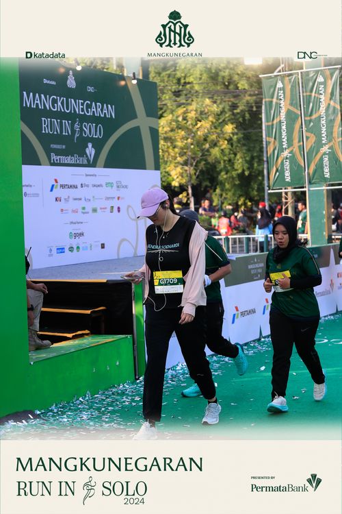 Race photo from Mangkunegaran Run 2024