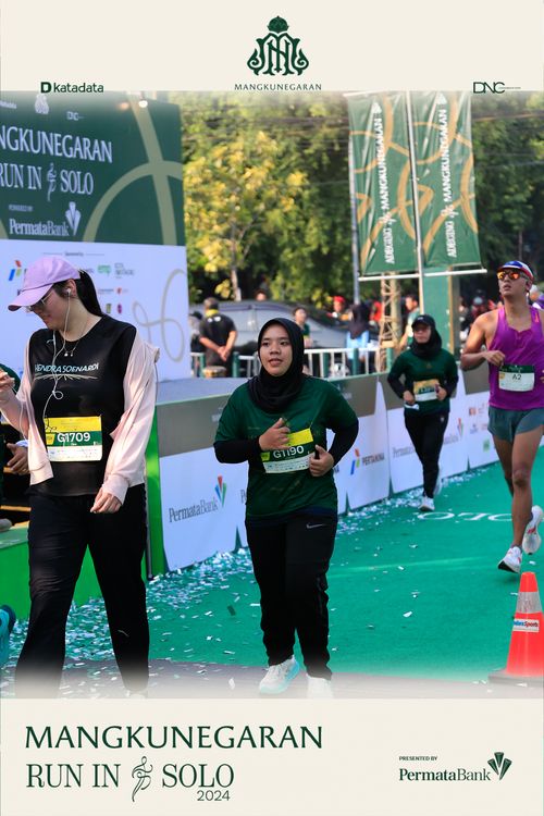 Race photo from Mangkunegaran Run 2024
