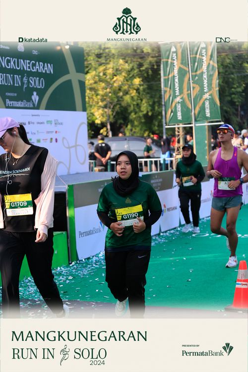 Race photo from Mangkunegaran Run 2024