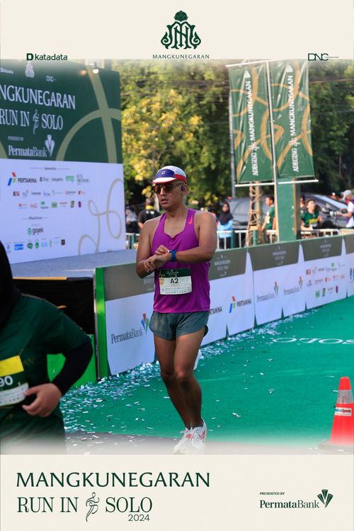 Race photo from Mangkunegaran Run 2024