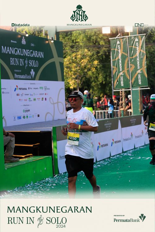 Race photo from Mangkunegaran Run 2024
