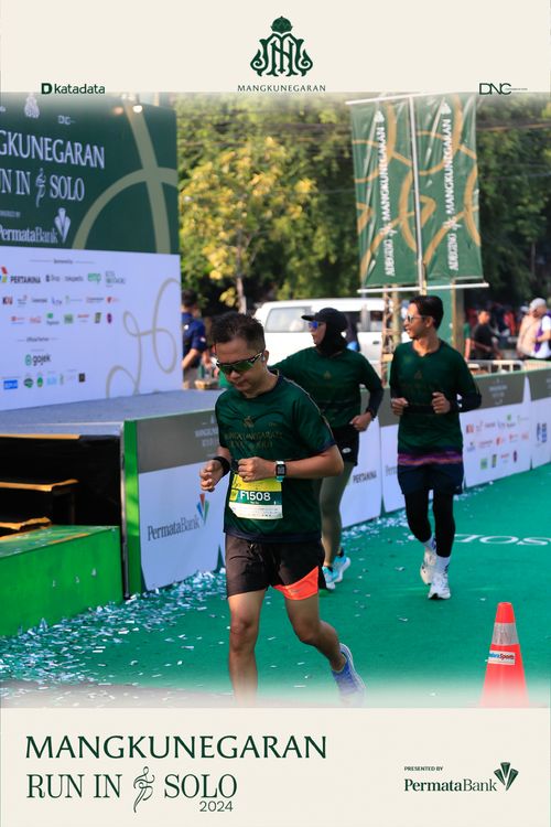 Race photo from Mangkunegaran Run 2024