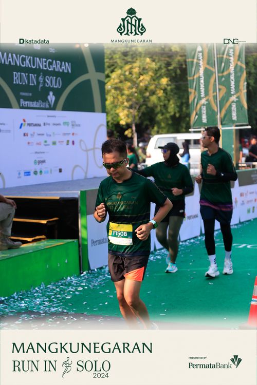 Race photo from Mangkunegaran Run 2024