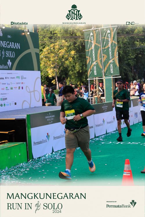 Race photo from Mangkunegaran Run 2024