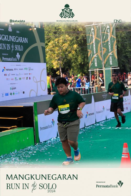 Race photo from Mangkunegaran Run 2024
