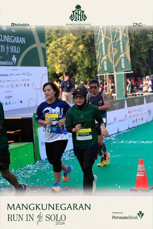 Race photo from Mangkunegaran Run 2024