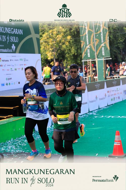Race photo from Mangkunegaran Run 2024