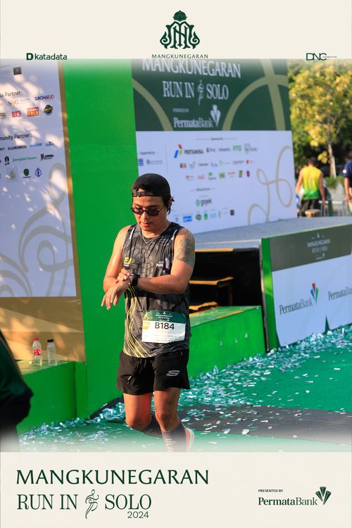Race photo from Mangkunegaran Run 2024