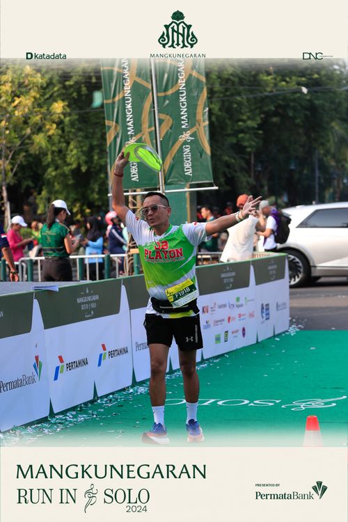 Race photo from Mangkunegaran Run 2024