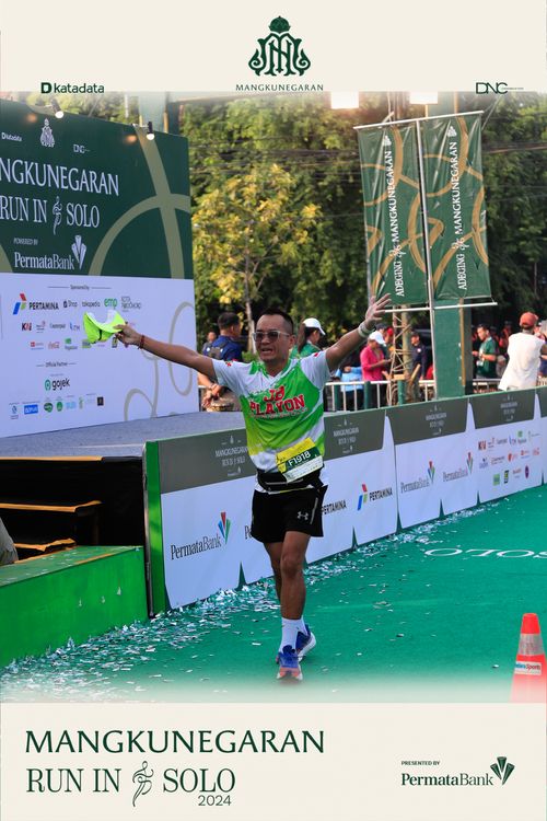 Race photo from Mangkunegaran Run 2024