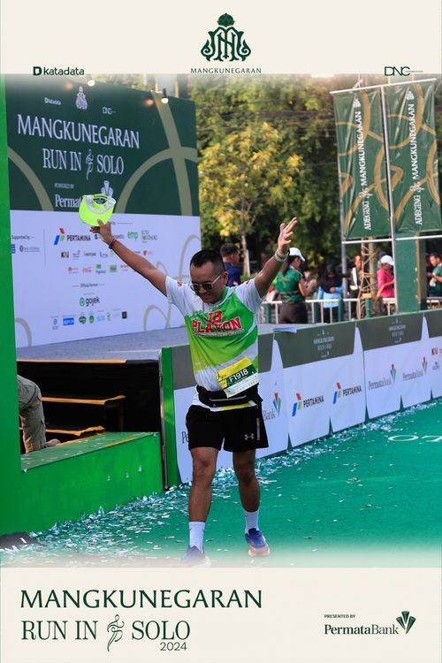 Race photo from Mangkunegaran Run 2024