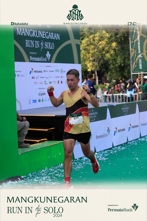 Race photo from Mangkunegaran Run 2024